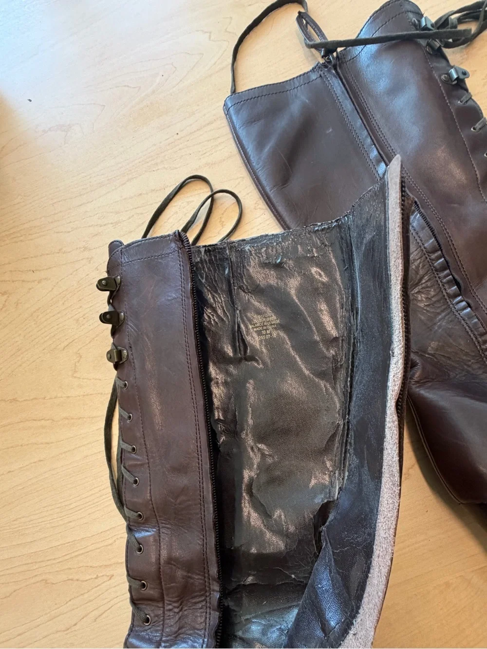Lauren Ralph Lauren tall leather